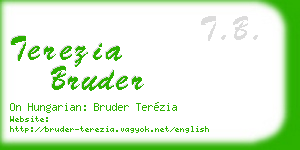terezia bruder business card